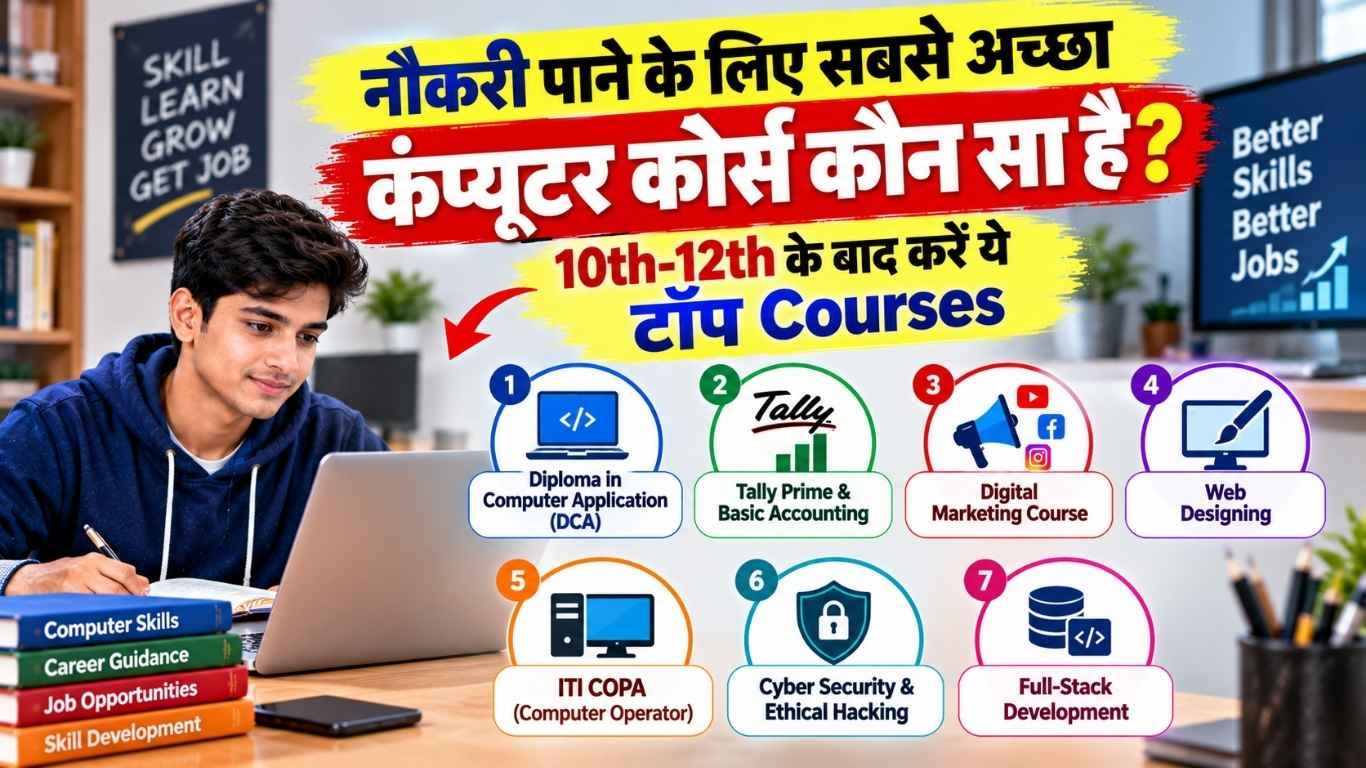 नौकरी पाने के लिए सबसे अच्छा कंप्यूटर कोर्स कौन सा है